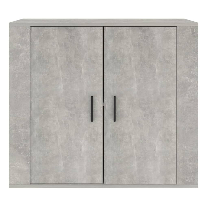 Sideboard Concrete Grey 80x33x70 cm Engineered Wood