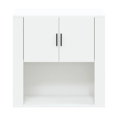 Wall Cabinet White 80x33x80 cm Engineered Wood