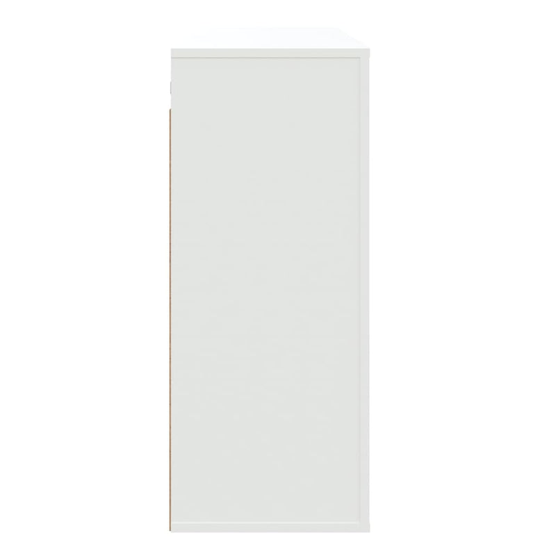 Wall Cabinet White 80x33x80 cm Engineered Wood