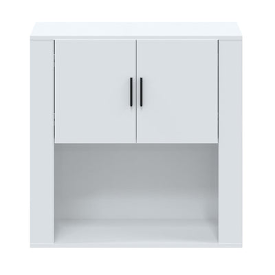 Wall Cabinet High Gloss White 80x33x80 cm Engineered Wood