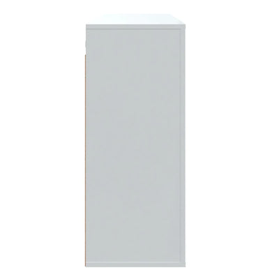 Wall Cabinet High Gloss White 80x33x80 cm Engineered Wood