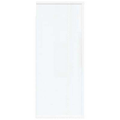 Wall Cabinet High Gloss White 80x33x80 cm Engineered Wood