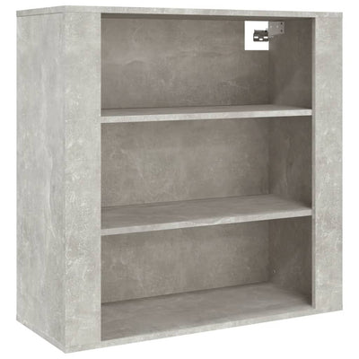 Wall Cabinet Concrete Grey 80x33x80 cm Engineered Wood