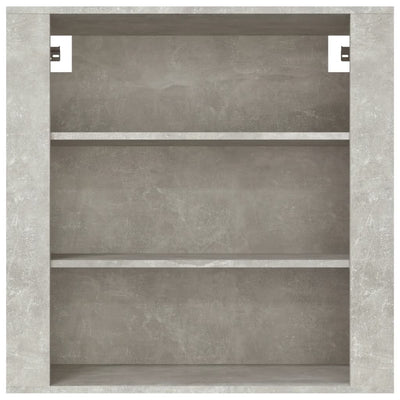 Wall Cabinet Concrete Grey 80x33x80 cm Engineered Wood