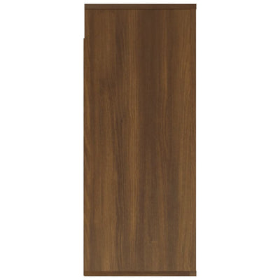 Wall Cabinet Brown Oak 80x33x80 cm Engineered Wood