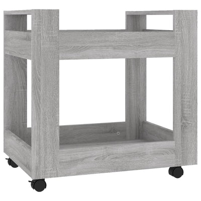 Desk Trolley Grey Sonoma 60x45x60 cm Engineered Wood