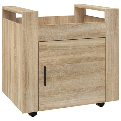 Desk Trolley Sonoma Oak 60x45x60 cm Engineered Wood