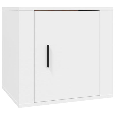 Bedside Cabinet White 50x39x47 cm