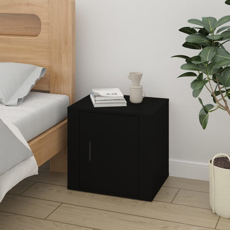 Bedside Cabinets 2 pcs Black 50x39x47 cm