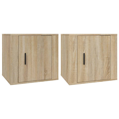 Bedside Cabinets 2 pcs Sonoma Oak 50x39x47 cm