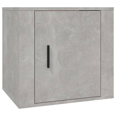 Bedside Cabinets 2 pcs Concrete Grey 50x39x47 cm