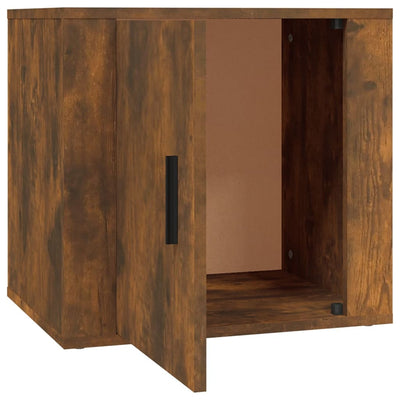 Bedside Cabinets 2 pcs Smoked Oak 50x39x47 cm