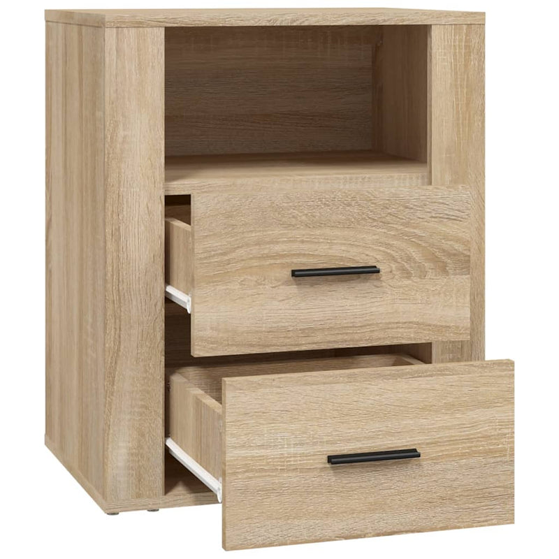 Bedside Cabinet Sonoma Oak 50x36x60 cm Engineered Wood