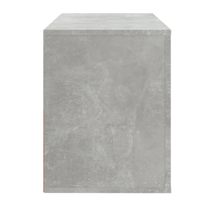 Shoe Cabinet Concrete Grey 80x35x45 cm Engineered Wood