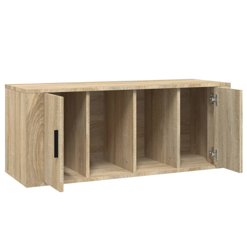 TV Cabinet Sonoma Oak 100x35x40 cm Engineered Wood