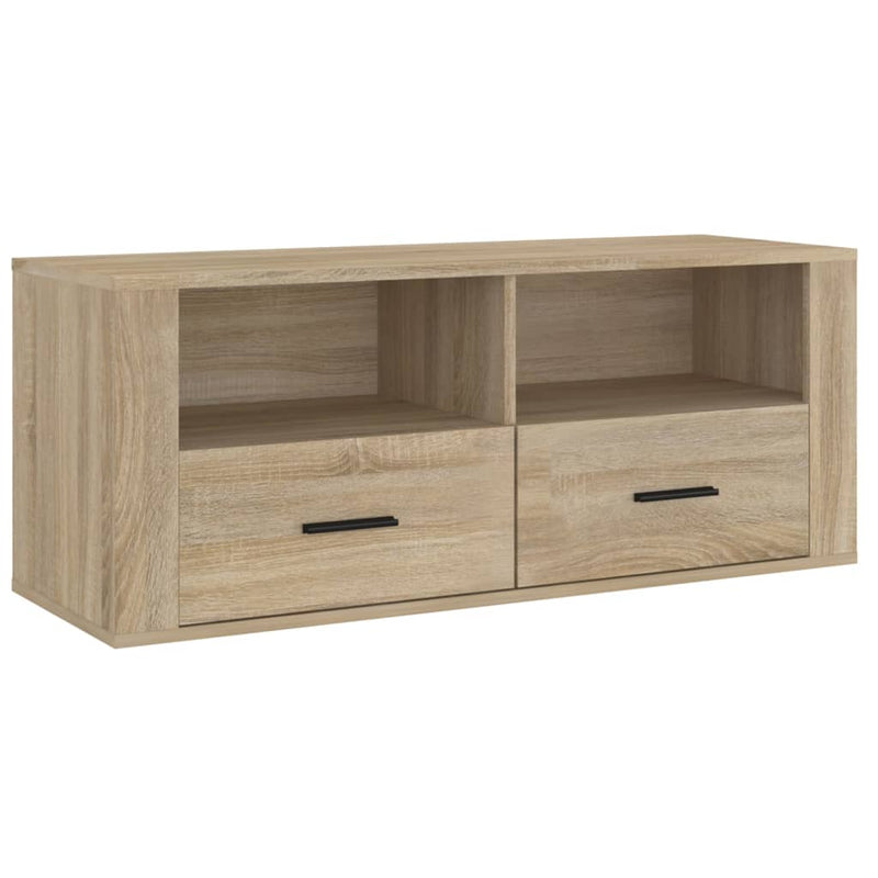 TV Cabinet Sonoma Oak 100x35x40 cm Engineered Wood