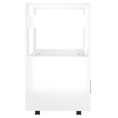 Kitchen Trolley High Gloss White 60x45x80 cm Engineered Wood