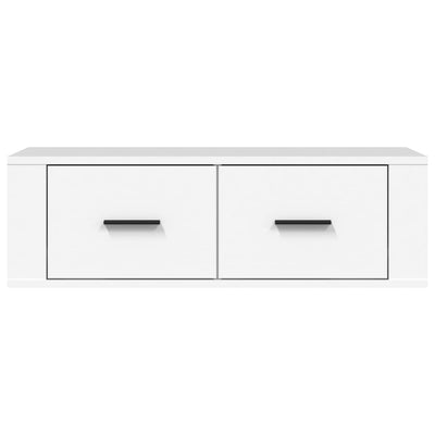 Hanging TV Cabinet White 80x36x25 cm Engineered Wood