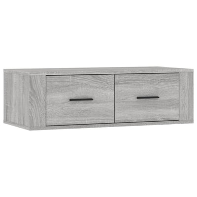 Hanging TV Cabinet Grey Sonoma 80x36x25 cm Engineered Wood