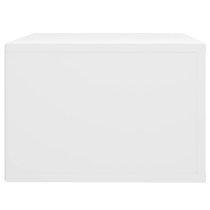 Wall-mounted Bedside Cabinet White 50x36x25 cm