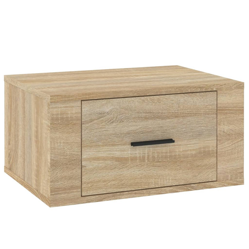 Wall-mounted Bedside Cabinet Sonoma Oak 50x36x25 cm