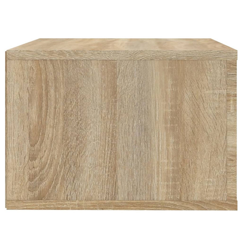 Wall-mounted Bedside Cabinet Sonoma Oak 50x36x25 cm