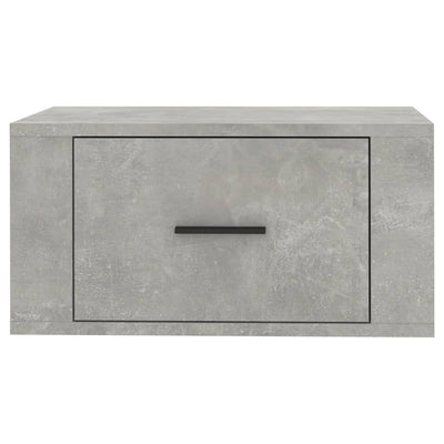 Wall-mounted Bedside Cabinets 2 pcs Concrete Grey 50x36x25 cm