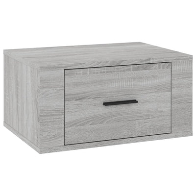 Wall-mounted Bedside Cabinet Grey Sonoma 50x36x25 cm