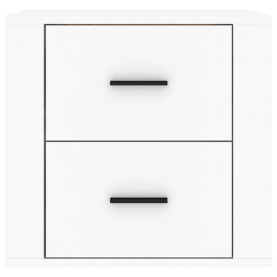 Wall-mounted Bedside Cabinet White 50x36x47 cm