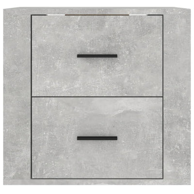 Wall-mounted Bedside Cabinet Concrete Grey 50x36x47 cm