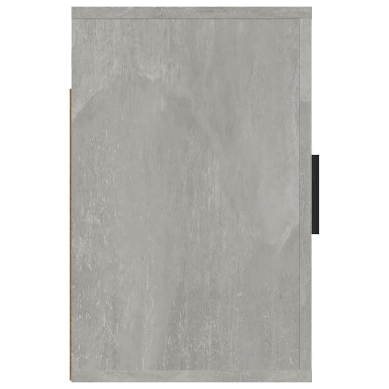 Wall-mounted Bedside Cabinet Concrete Grey 50x30x47 cm