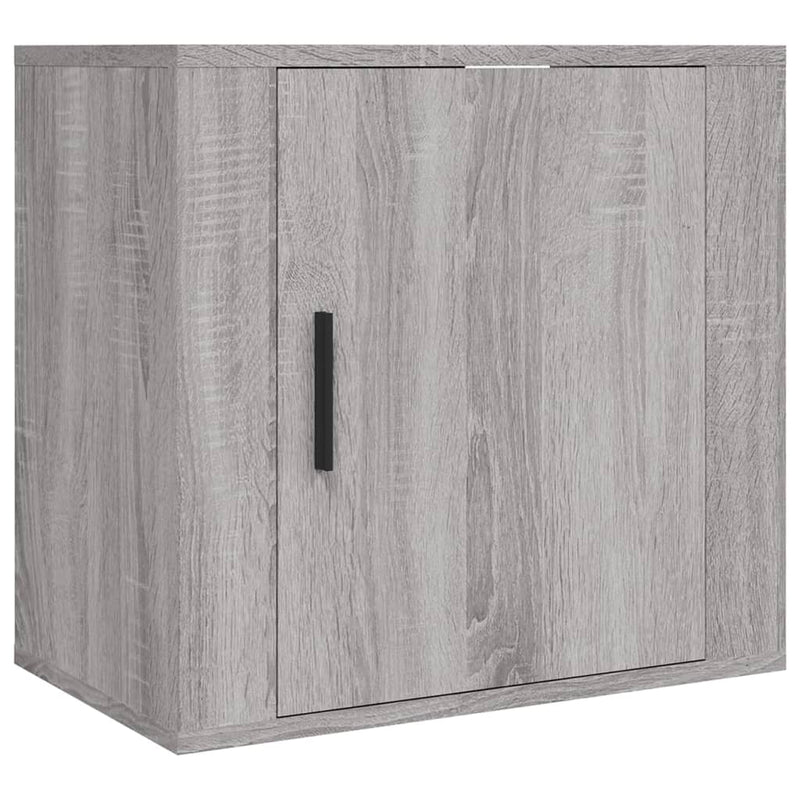 Wall-mounted Bedside Cabinets 2 pcs Grey Sonoma 50x30x47 cm