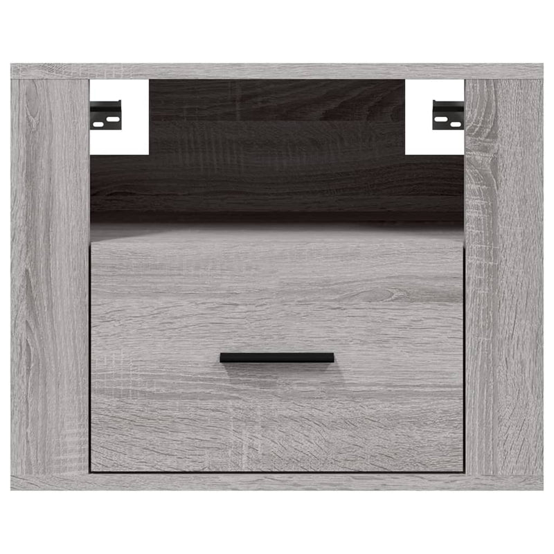 Wall-mounted Bedside Cabinet Grey Sonoma 50x36x40 cm