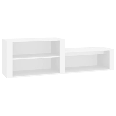 Shoe Cabinet White 150x35x45 cm Engineered Wood