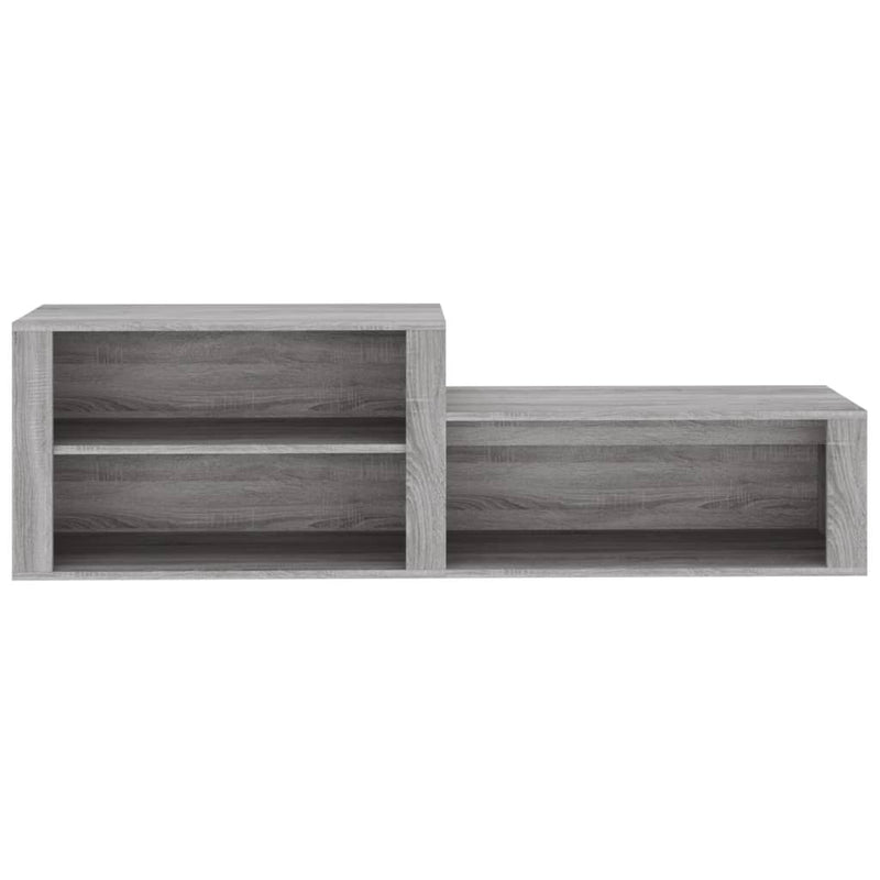 Shoe Cabinet Grey Sonoma 150x35x45 cm Engineered Wood