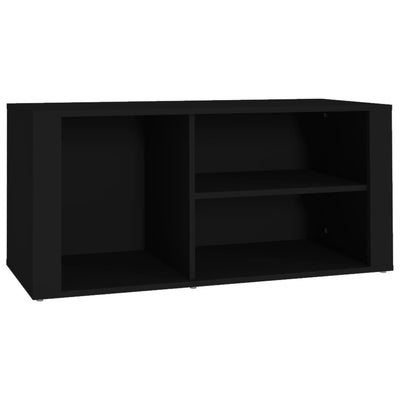 Shoe Cabinet Black 100x35x45 cm Engineered Wood