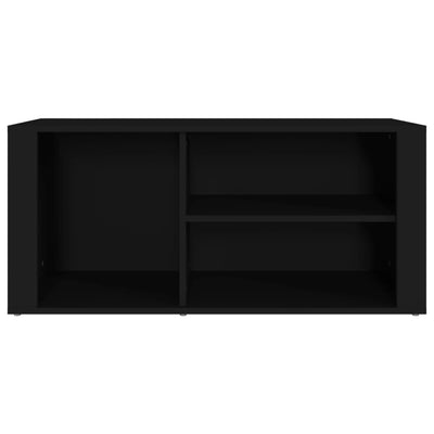 Shoe Cabinet Black 100x35x45 cm Engineered Wood