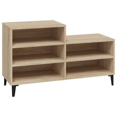 Shoe Cabinet Sonoma Oak 102x36x60 cm Engineered Wood