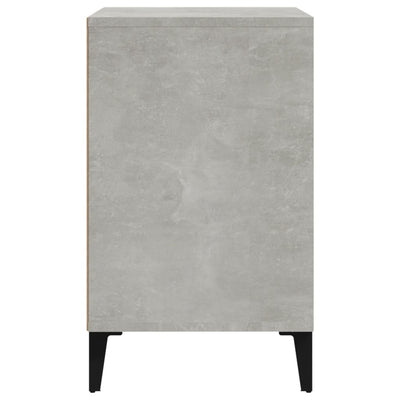 Shoe Cabinet Concrete Grey 102x36x60 cm Engineered Wood