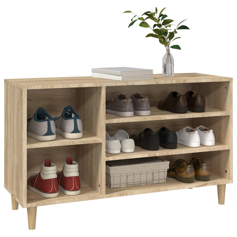 Shoe Cabinet Sonoma Oak 102x36x60 cm Engineered Wood