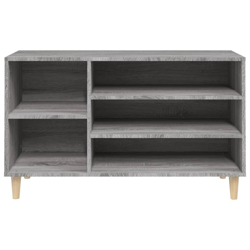 Shoe Cabinet Grey Sonoma 102x36x60 cm Engineered Wood