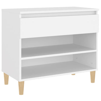 Shoe Cabinet White 70x36x60 cm Engineered Wood