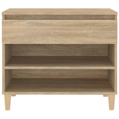 Shoe Cabinet Sonoma Oak 70x36x60 cm Engineered Wood