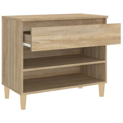 Shoe Cabinet Sonoma Oak 70x36x60 cm Engineered Wood