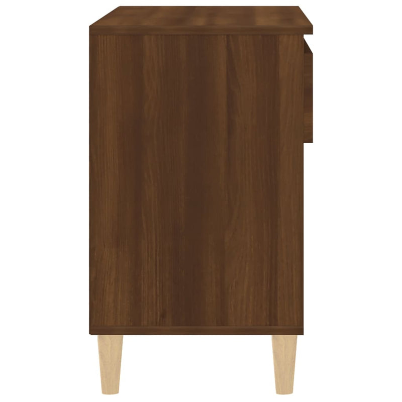 Shoe Cabinet Brown Oak 70x36x60 cm Engineered Wood