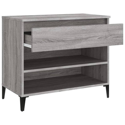 Shoe Cabinet Grey Sonoma 70x36x60 cm Engineered Wood