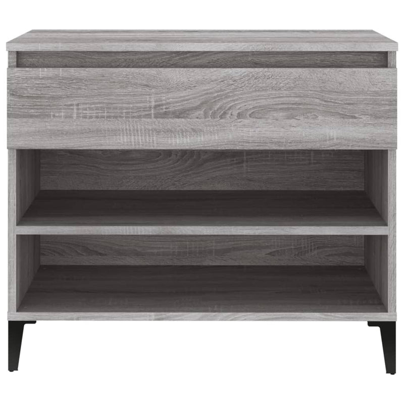 Shoe Cabinet Grey Sonoma 70x36x60 cm Engineered Wood