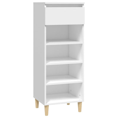 Shoe Cabinet White 40x36x105 cm Engineered Wood