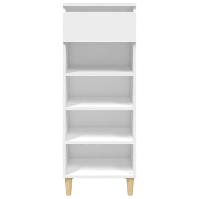 Shoe Cabinet White 40x36x105 cm Engineered Wood