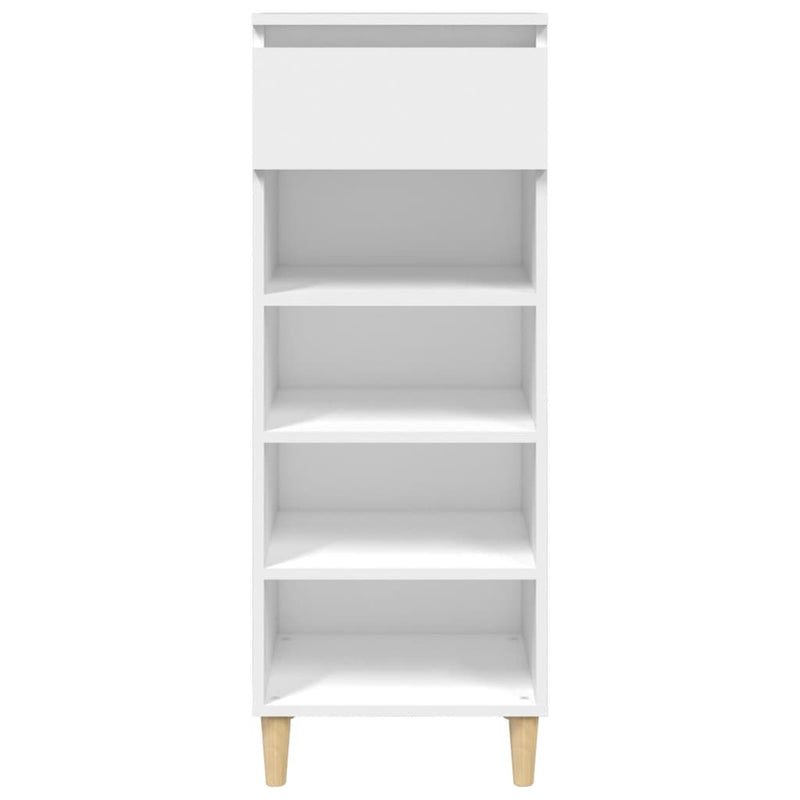 Shoe Cabinet White 40x36x105 cm Engineered Wood